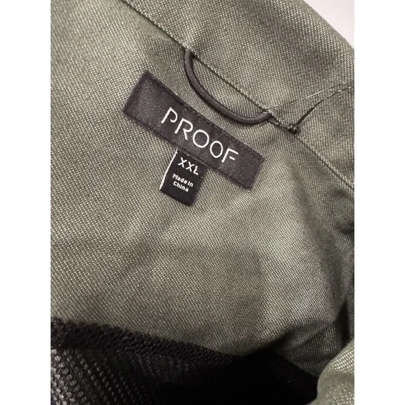Huckberry ProofElements Mens Jacket‎NWT XXL Heather Green